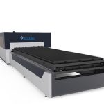 placă / tub mașină de tăiat cu laser din fibră de metal 1000 watt SUA cap de tăiere lasermech