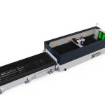 Mașină de tăiat laser cu fibre metalice de înaltă precizie, cap de tăiere cu raze de 500 w