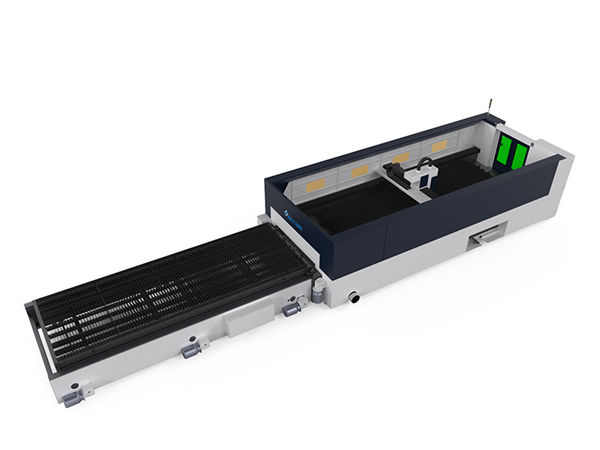 Mașină de tăiat laser cu fibre metalice de înaltă precizie, cap de tăiere cu raze de 500 w