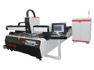 placă de oțel din aliaj cnc fibra mașină de tăiat cu laser cu dublă acțiune