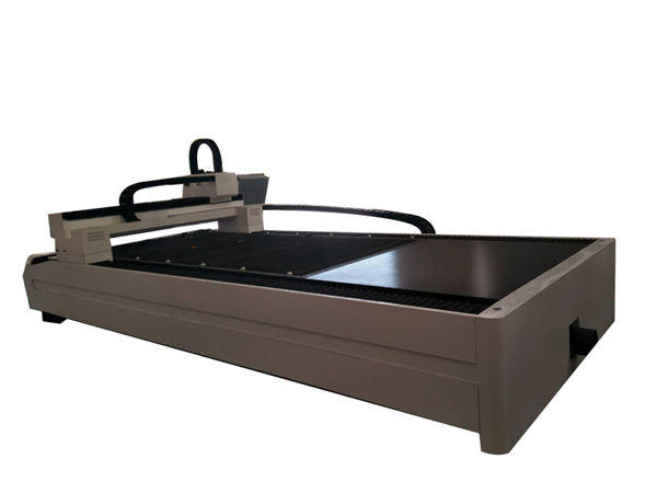 placă / tub mașină de tăiat cu laser din fibră de metal masă de lucru unică