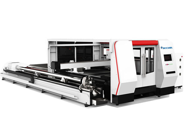 Masina de taiat cu tub laser din fibra de cnc 1000w cu sistem de control al cipalului