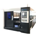 3000w fibra cnc mașină de tăiat cu laser laser gantry structură dublă de conducere