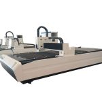 Echipament de tăiere cu tub laser cu dublă utilizare, mașină profesională de tăiere a tubului laser cnc