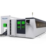 Mașină de tăiat cu laser de înaltă viteză cu tub metalic și placă de fibra de 1500w cu dispozitiv rotativ