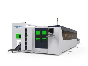Mașină de tăiat cu laser de înaltă viteză cu tub metalic și placă de fibra de 1500w cu dispozitiv rotativ